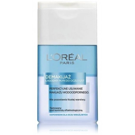 L'oreal Dermo Expertise Gentle Makeup Remover švelnus dvifazis makiažo valiklis 125 ml.