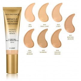 Max Factor Miracle Second Skin Hybrid Foundation тональная база 30 ml.