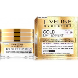 Eveline Gold Lift Expert 50+ питательный крем для лица для зрелой кожи