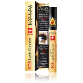 Eveline S.O.S. Lash Booster With Argan Oil 5in1 укрепляющая сыворотка для ресниц