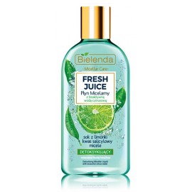 Bielenda FRESH JUICE Moisturizing Micellar Liquid  очищающая мицеллярная вода с цитрусовой водой