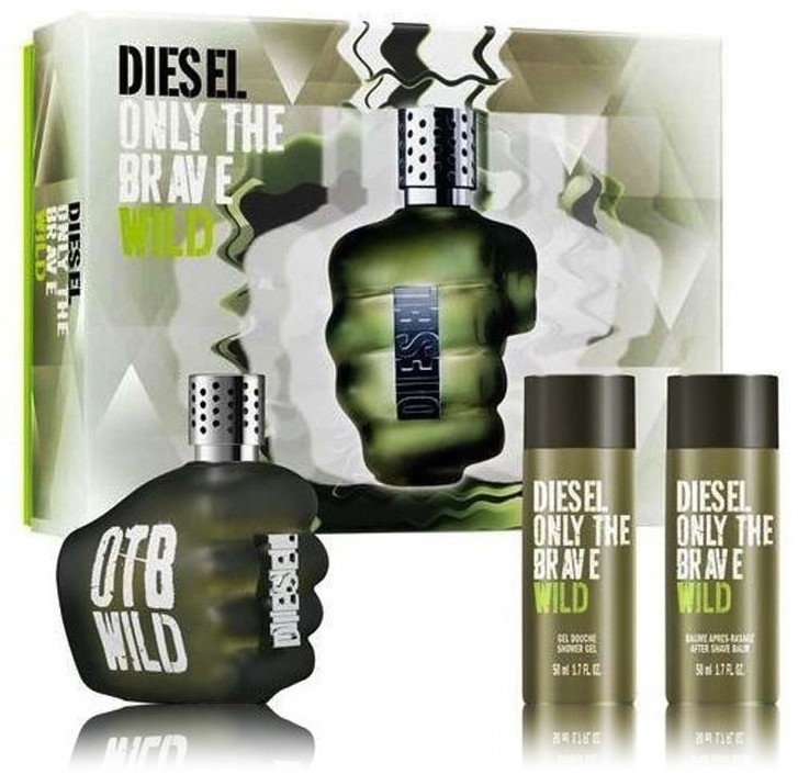 diesel only the brave gift set 50ml