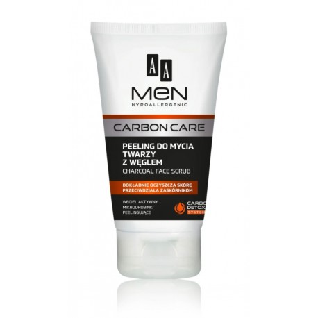 AA Men Carbon Care Charcoal Face Scrub скраб для лица для мужчин