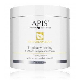 Apis Pina Colada Body Tropical Scrub скраб для тела с лиофилизированным ананасом