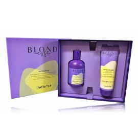 Inebrya Blondesse No-Yellow rinkinys šviesiems plaukams (300ml. šampūnas + 250ml. plaukų kaukė)