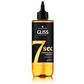 Schwarzkopf Gliss Oil Nutritive 7 Sec Express Repair Treatment atkurinati plaukų kaukė