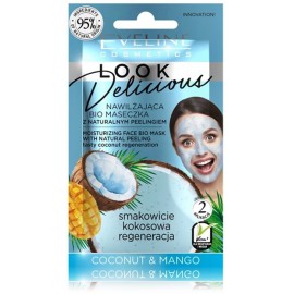 Eveline Look Delicious Moisturizing Bio Face Mask drėkinanti veido kaukė