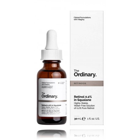 The Ordinary Retinol 0,2% in Squalane serumas veidui