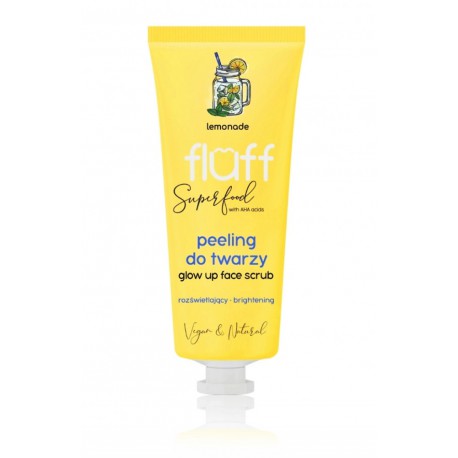 Fluff Glow Up Face Scrub Brightening отбеливающий скраб для лица