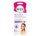 Veet Minima Easy Gel восковые полоски для депиляции лица