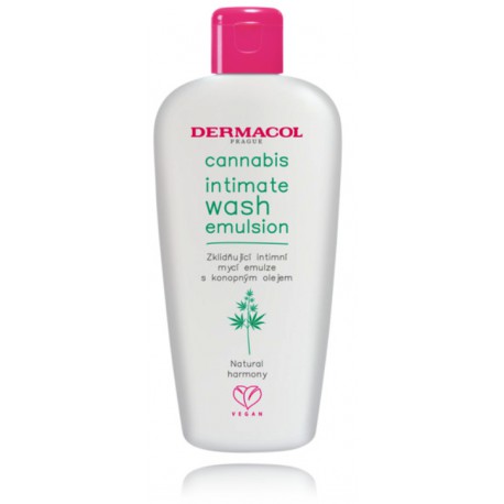 Dermacol Cannabis Intimate Wash Emulsion raminanti intymios higienos emulsija