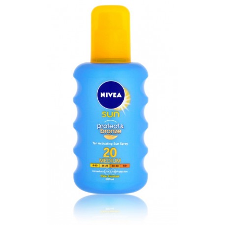 Nivea Sun Protect & Bronze спрей солнцезащитный с SPF20