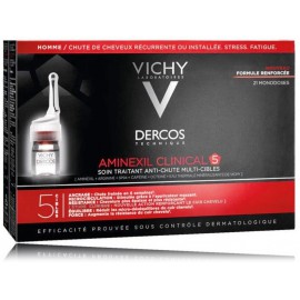 Vichy Dercos Aminexil Clinical 5 priemonė nuo plaukų slinkimo vyrams