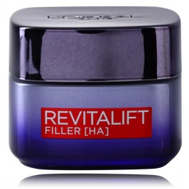 L'oreal RevitaLift Filler naktinis veido kremas nuo raukšlių