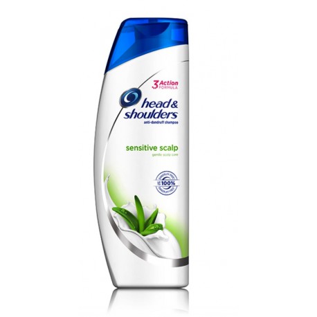 Head & Shoulders Sensitive Anti-Dandruff Shampoo šampūnas nuo pleiskanų jautriai galvos odai