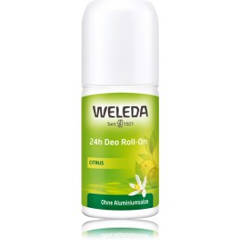 Weleda Citrus Roll-On 24H rutulinis dezodorantas su citrinmedžių ekstraktu