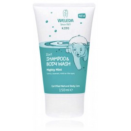 Weleda 2in1 Magic Mint шампунь и очищающее средство в одном для детей с мятой