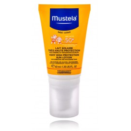 Mustela Baby Sun Lotion SPF 50+ labai aukštos apsaugos losjonas nuo saulės vaikams