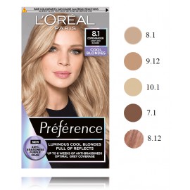 L'oreal Préférence Cool Blondes ilgalaikiai plaukų dažai