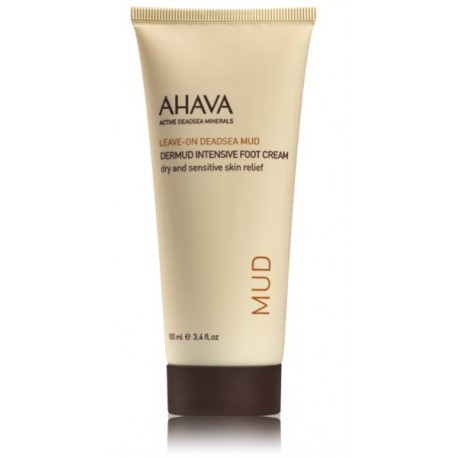 Ahava Leave-On Deadsea Mud Dermud Intensive Foot Cream pėdų kremas