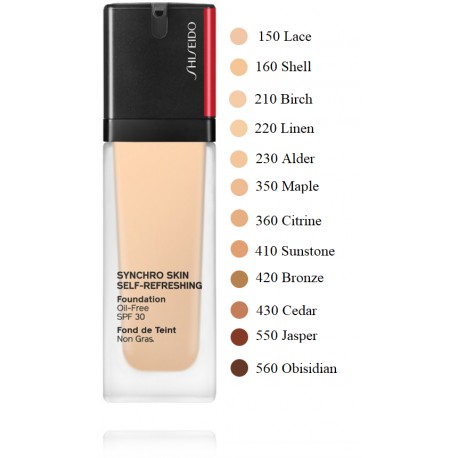 Shiseido Synchro Skin Self-Refreshing Foundation SPF30 тональная база