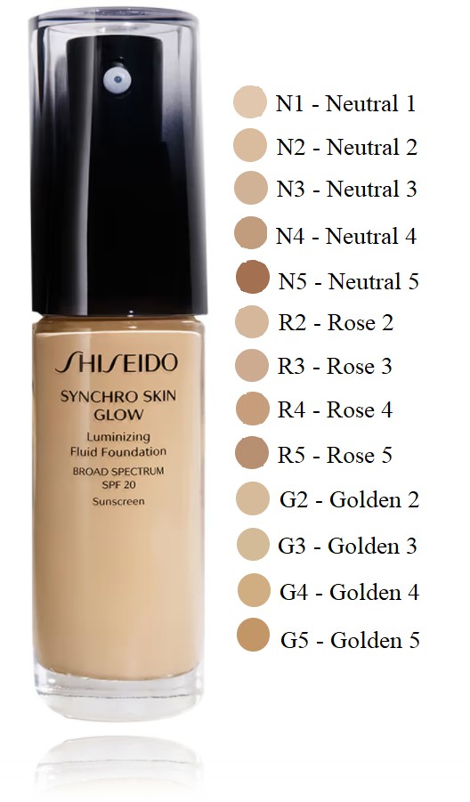 synchro skin glow foundation shiseido