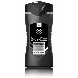 Axe Carbon Shower Shower Gel Body & Hair 3in1 vyrams prausiklis kūnui, plaukams ir veidui