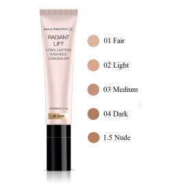 Max Factor Radiant Lift Long Lasting Radiance Concealer maskuoklis paakiams