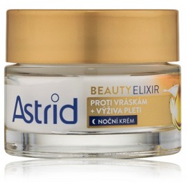Astrid Beauty Elixir Night Cream naktinis veido kremas nuo raukšlių