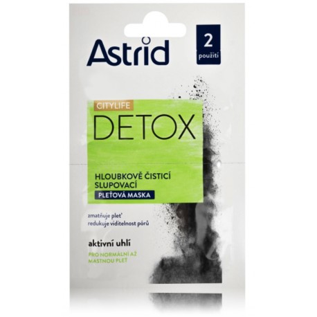 Astrid Citylife Detox Deep Cleansing Peel Off Mask восстанавливающая отшелушивающая маска для лица