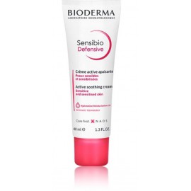 Bioderma Sensibio Defensive Active Soothing Cream veido kremas jautriai odai