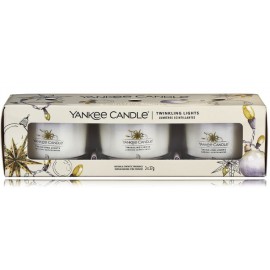 Yankee Candle Twinkling Lights набор ароматических свечей (3 шт. по 37 г)