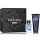 Calvin Klein Defy rinkinys vyrams (50 ml. EDT + 100 ml. dušo gelis)