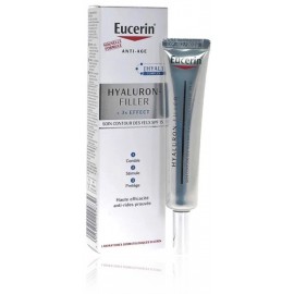 Eucerin Hyaluron-Filler 3x Eye Contour Cream SPF15 drėkinamasis paakių kremas