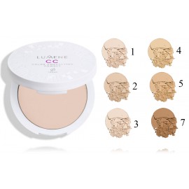 Lumene CC Color Correcting Powder spalvą koreguojanti kompaktinė pudra veidui