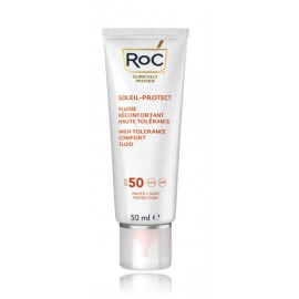 ROC Soleil-Protect High Tolerance SPF50+ apsauginis fluidas nuo saulės veidui