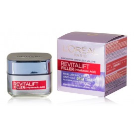 L'oreal RevitaLift Filler dieninis veido kremas nuo raukšlių 50 ml.