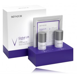 Skeyndor Global Lift V-Shape Lifting Home Care rinkinys veidui ( 30 ml. serumas + 30 ml. kremas + 1 vnt. kaukė)