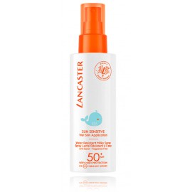 Lancaster Sun Sensitive Milky Spray SPF50+ apsauginis purškiklis nuo saulės vaikams