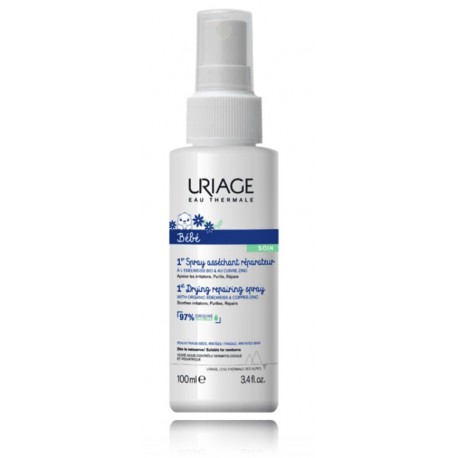 Uriage BÉBÉ 1st Drying Repairing Spray восстанавливающий спрей для младенцев и детей