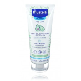 Mustela 2in1 Cleansing Gel очищающий гель для младенцев и детей