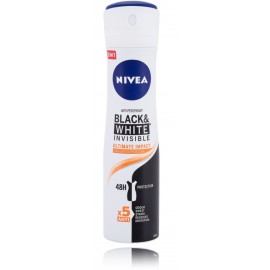 Nivea Invisible Black & White Ultimate Impact purškiamas antiperspirantas moterims