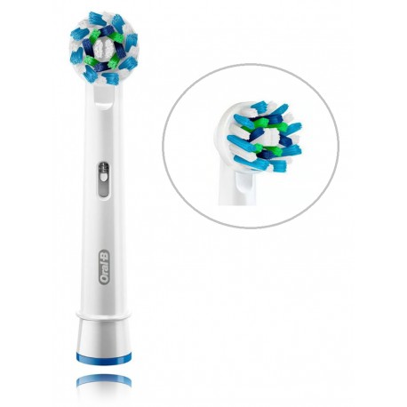 Oral-B CrossAction White keičiamos elektrinio šepetėlio galvutės