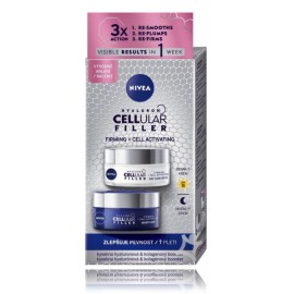 Nivea Hyaluron CELLular Filler rinkinys veidui (50 ml. dieninis kremas + 50 ml. naktinis kremas)