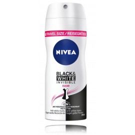 Nivea Invisible Black & White Clear 48H purškiamas antiperspirantas moterims