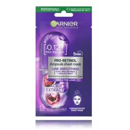 Garnier Skin Active Pro-Retinol Ampoule Sheet Mask тканевая маска против морщин с ретинолом