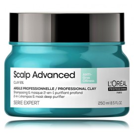 L'oreal Professionnel Serie Expert Scalp Advanced Anti-Oiliness 2in1 Deep Purifier Clay giliai valantis molis riebiems plaukams