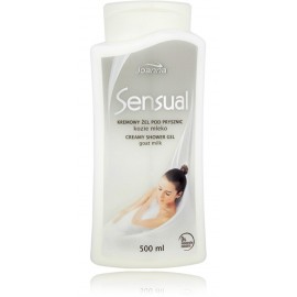 Joanna Sensual Creamy Shower Gel kreminis dušo gelis su ožkų pienu