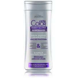 Joanna Ultra Color Silver Shampoo Silver Ashy Blond Shades šampūnas šviesiems ir žiliems plaukams