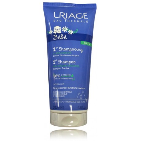 Uriage Bebe 1st Shampoo Extra Gentle очищающий шампунь для детей